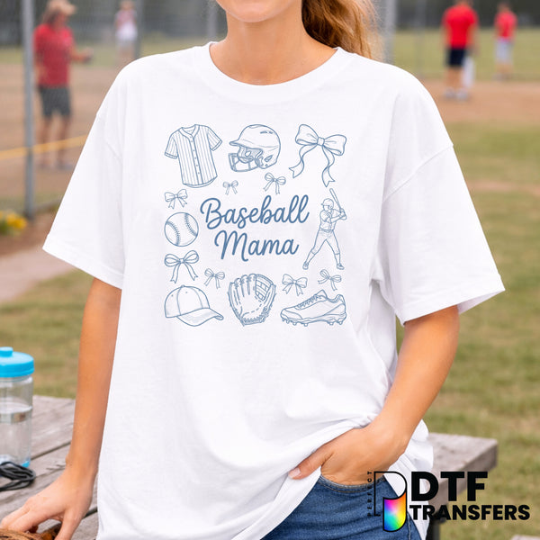 Baseball Mama – Baseball DTF Transfer