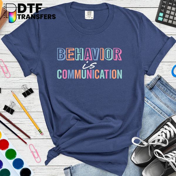 Behavior Is Communication – Special Education DTF Transfer