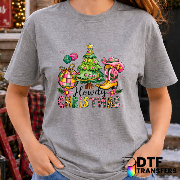 Howdy Christmas – Christmas DTF Transfer