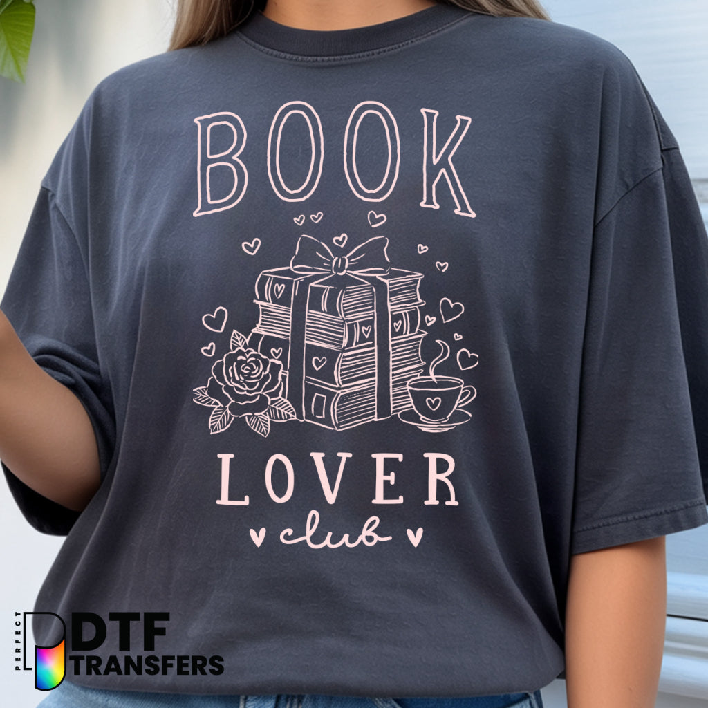 BOOK LOVER CLUB MEMBER EST. 1992 Books – Teacher DTF Transfer