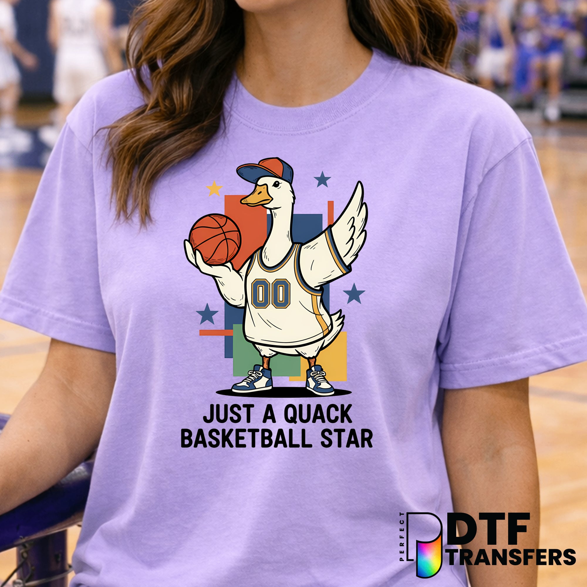 Goose Basketball Player – Basketball DTF Transfer