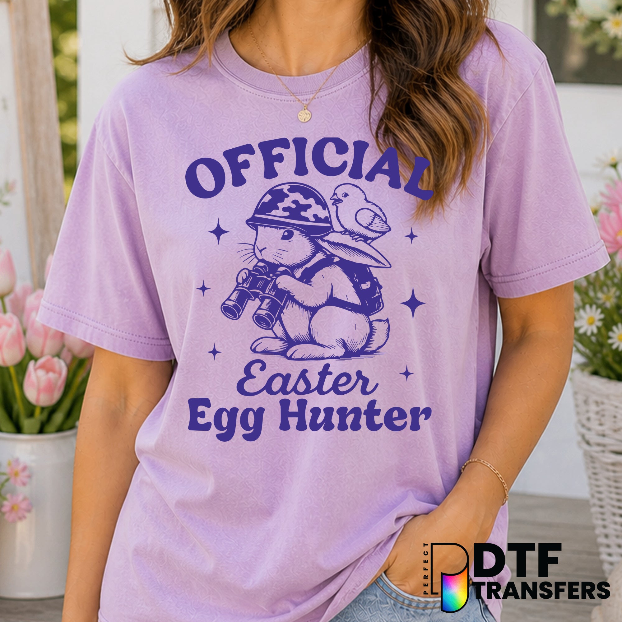 OFFICIAL EASTER EGG HUNTER – Easter DTF Transfer