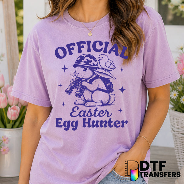 OFFICIAL EASTER EGG HUNTER – Easter DTF Transfer
