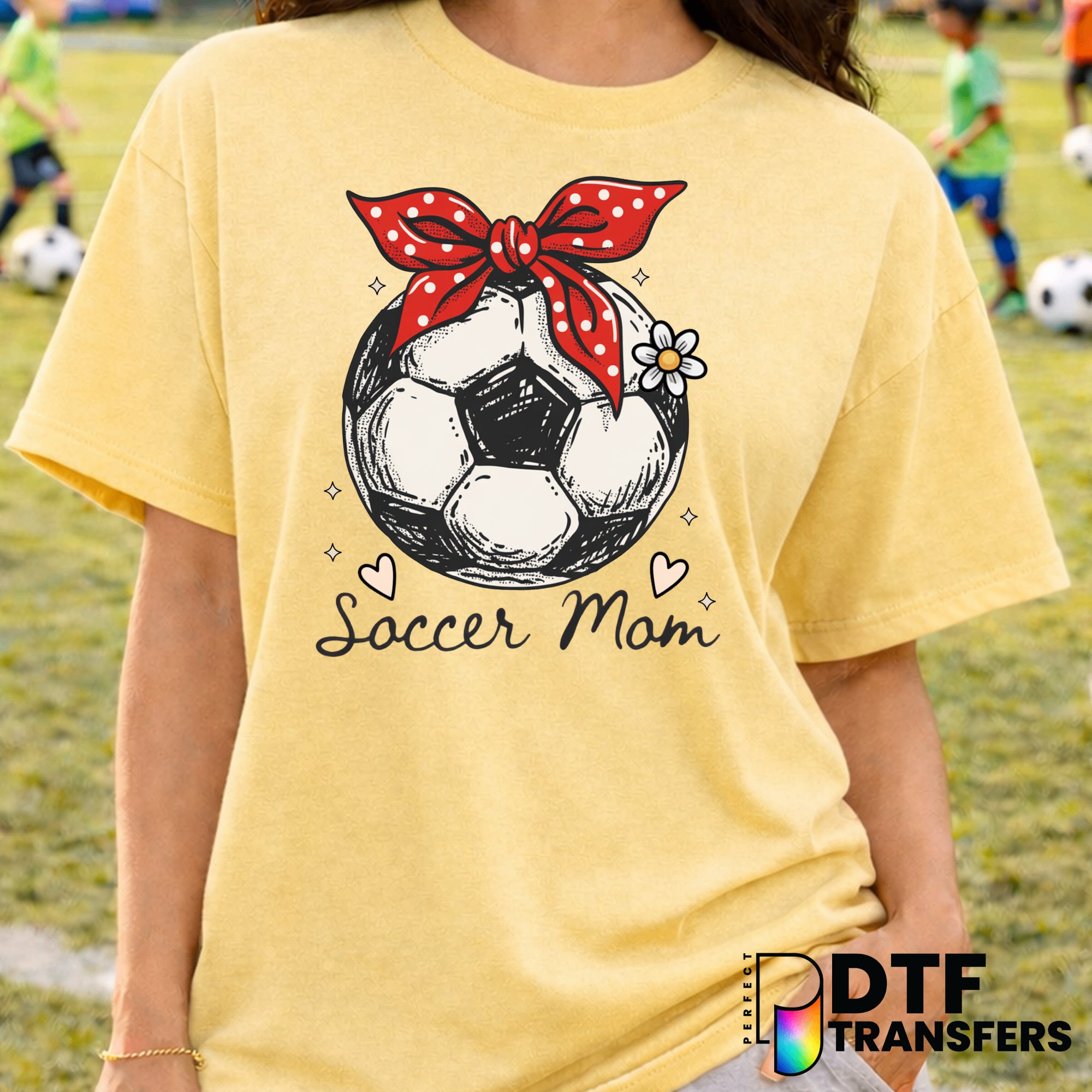 Soccer Mom – Soccer DTF Transfer