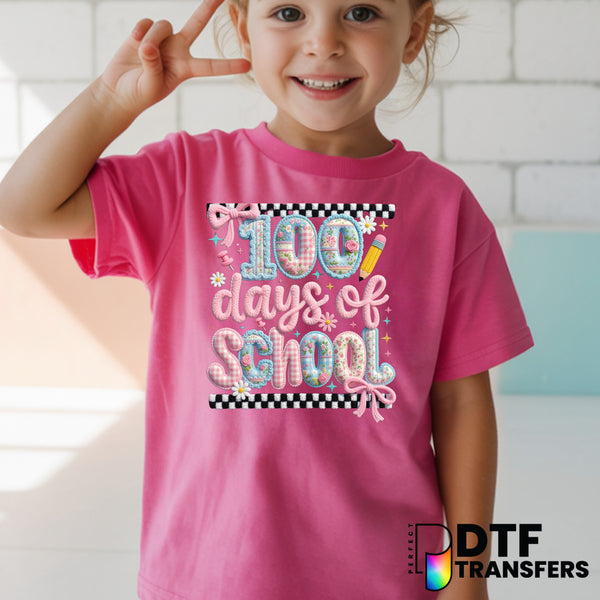 100 DAYS SMARTER – Teacher DTF Transfer