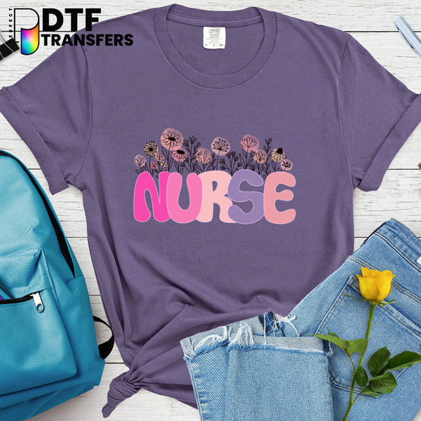 SCHOOL NURSE The Heart of the School – School Nurse DTF Transfer