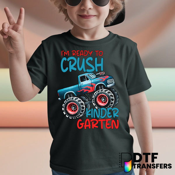 Ready to Crush Kindergarten – Teacher DTF Transfer