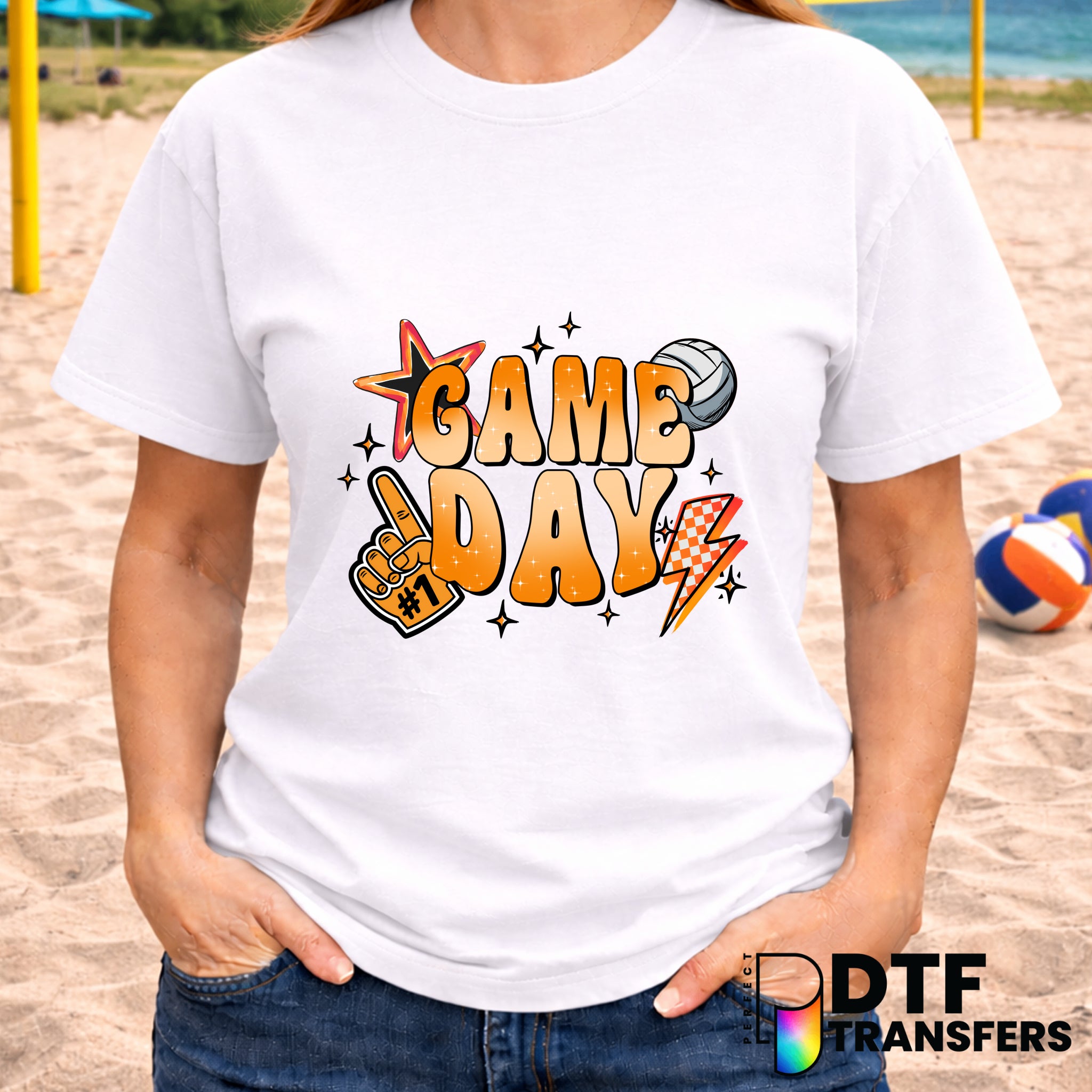 Volleyball Mom – Volleyball DTF Transfer