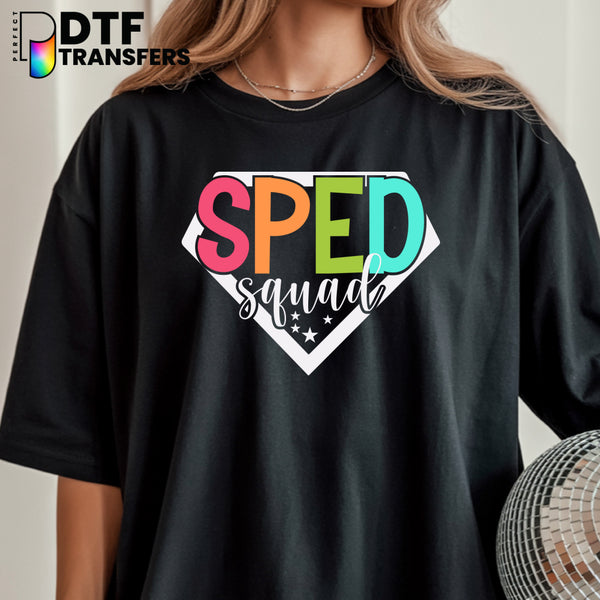 Superhero SPED Squad – Special Education DTF Transfer