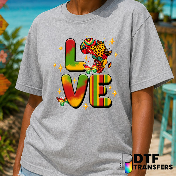 LOVE – Black History Month DTF Transfer