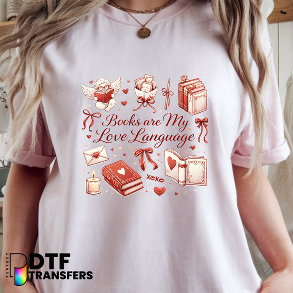 Books Are My Love Language – Teacher DTF Transfer