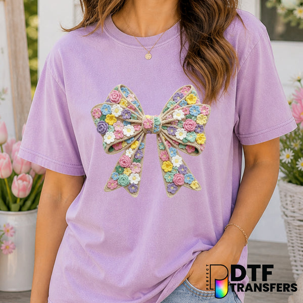 Faux Yarn Bunny Head – Easter DTF Transfer