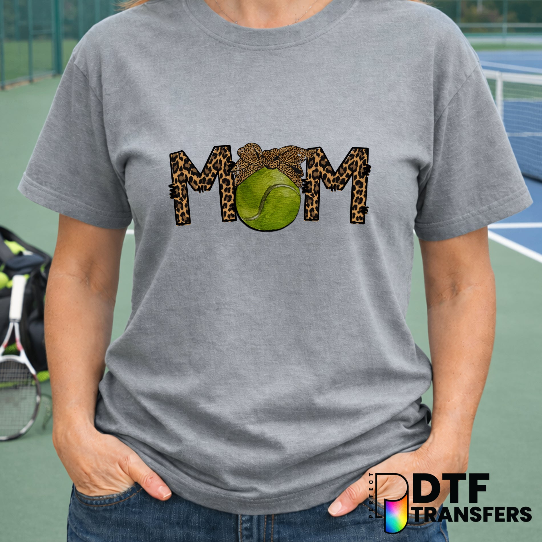 TENNIS MOM – Tennis DTF Transfer