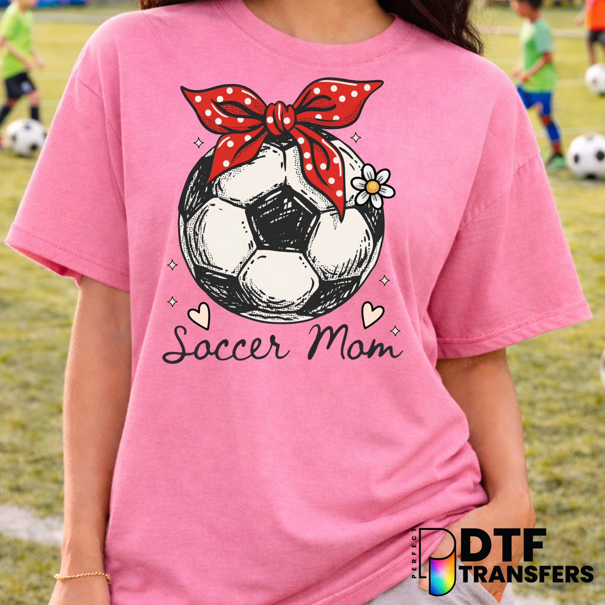 Soccer Mom – Soccer DTF Transfer