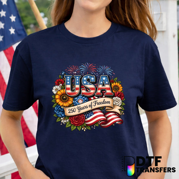 USA – Fourth of July DTF Transfer