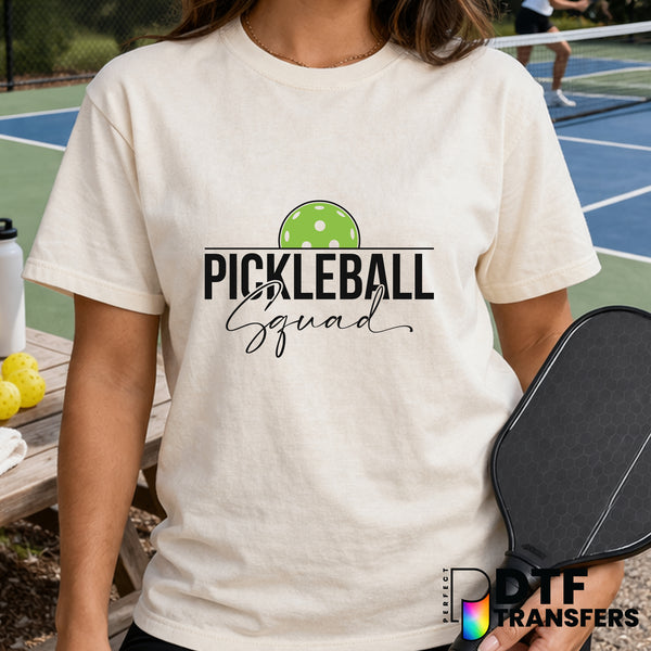 PICKLEBALL SQUAD – Pickleball DTF Transfer
