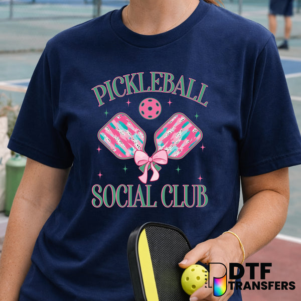 Pickleball Social Club – Pickleball DTF Transfer