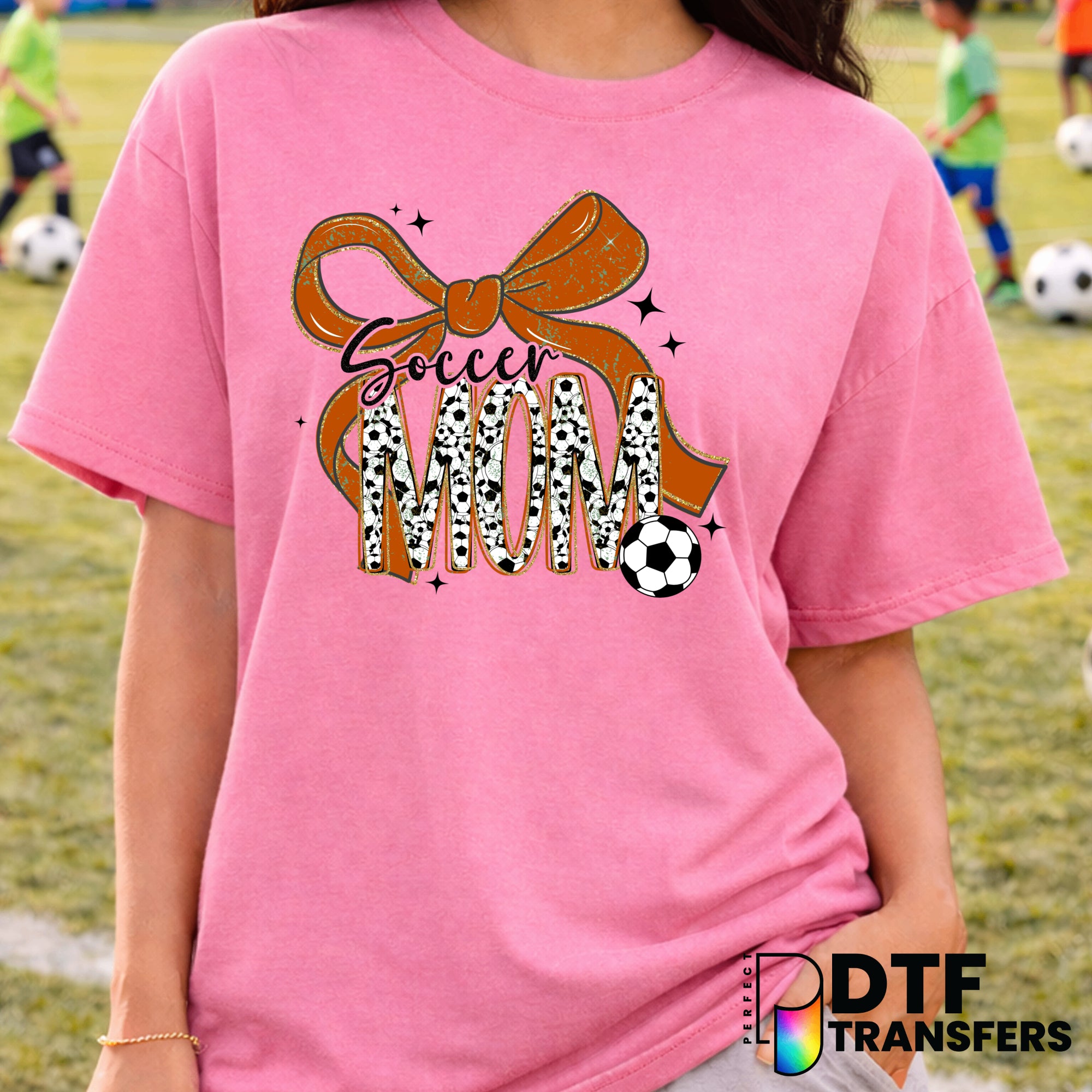 SOCCER MOM – Soccer DTF Transfer
