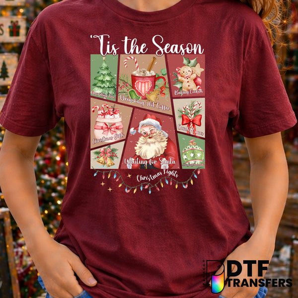 "Tis the Season" – Christmas DTF Transfer