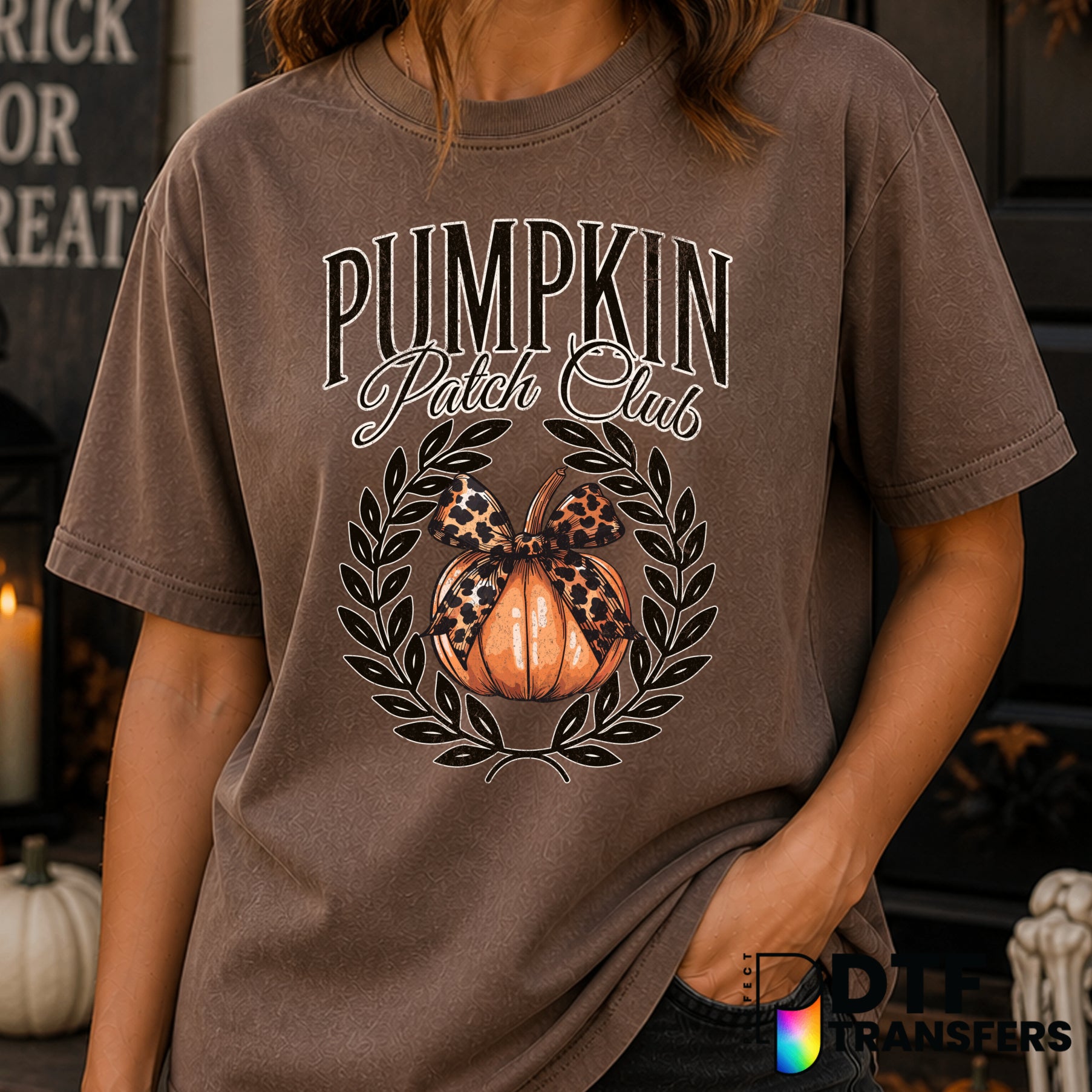 Pumpkin Patch Club EST 1970 – Halloween DTF Transfer