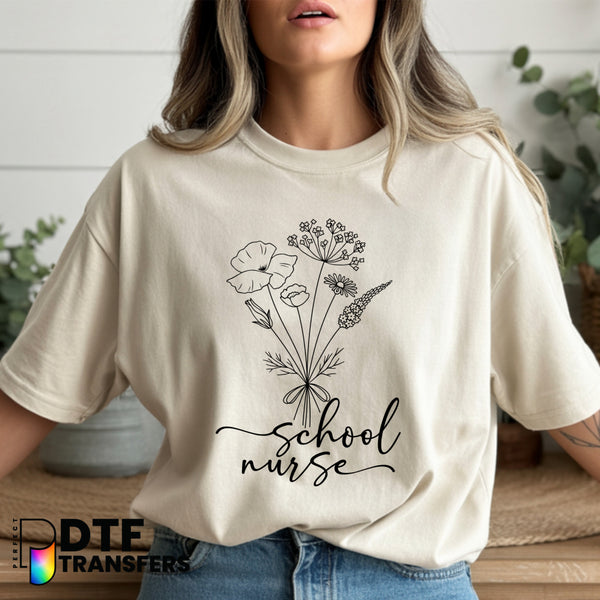 School Nurse A Perfect Blend Of Coffee & Compassion – School Nurse DTF Transfer