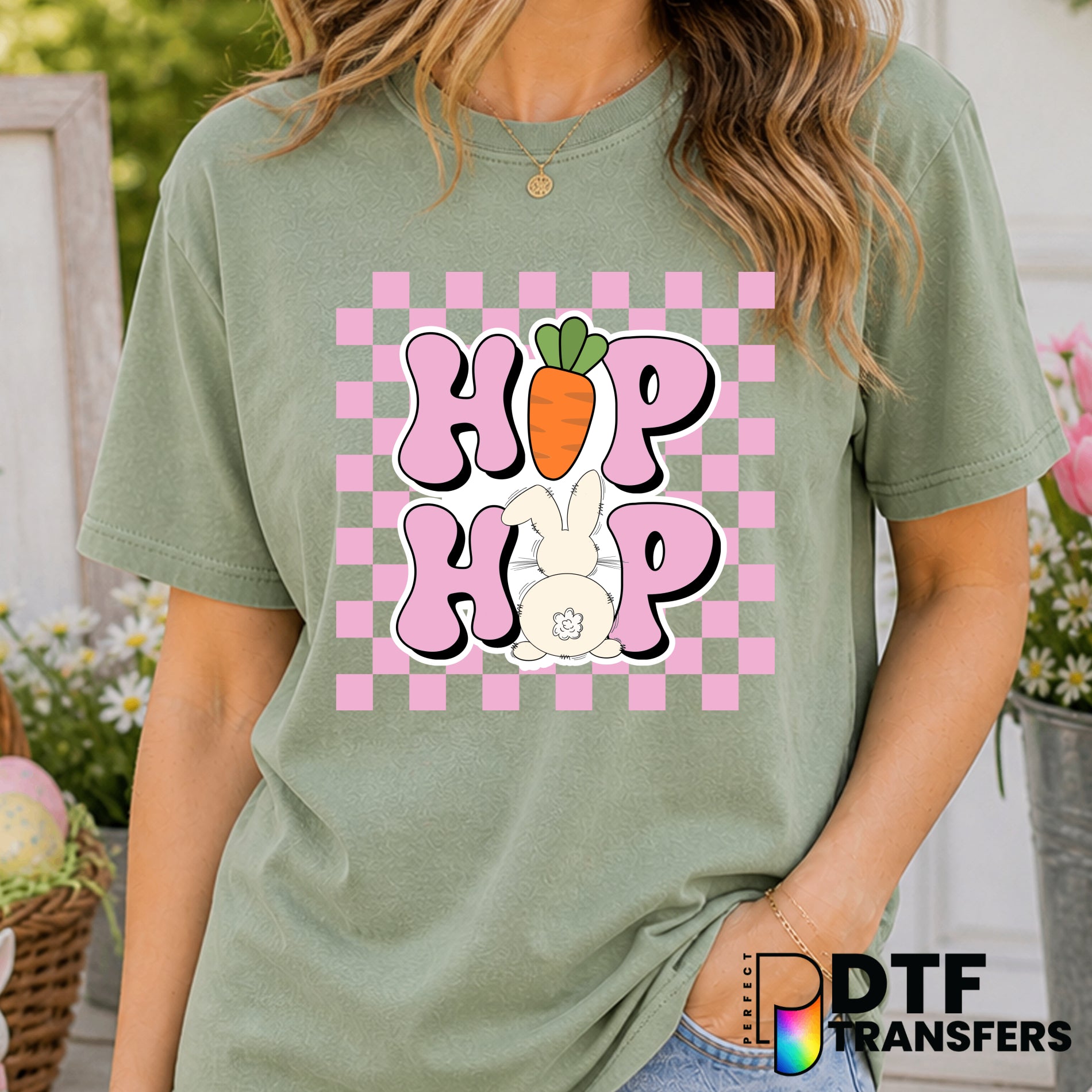 Hip Hop Bunny – Easter DTF Transfer