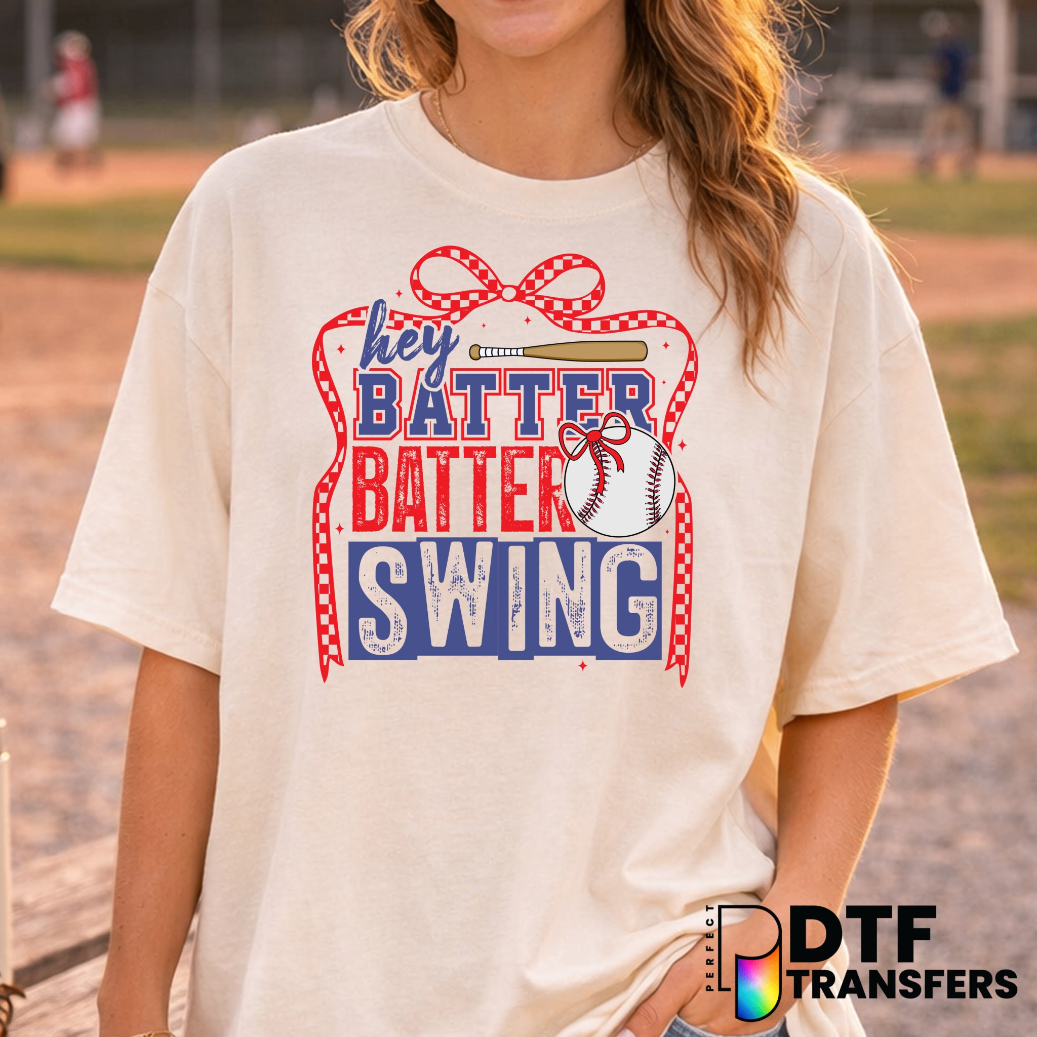 HEY BATTER BATTER SWING – Baseball DTF Transfer