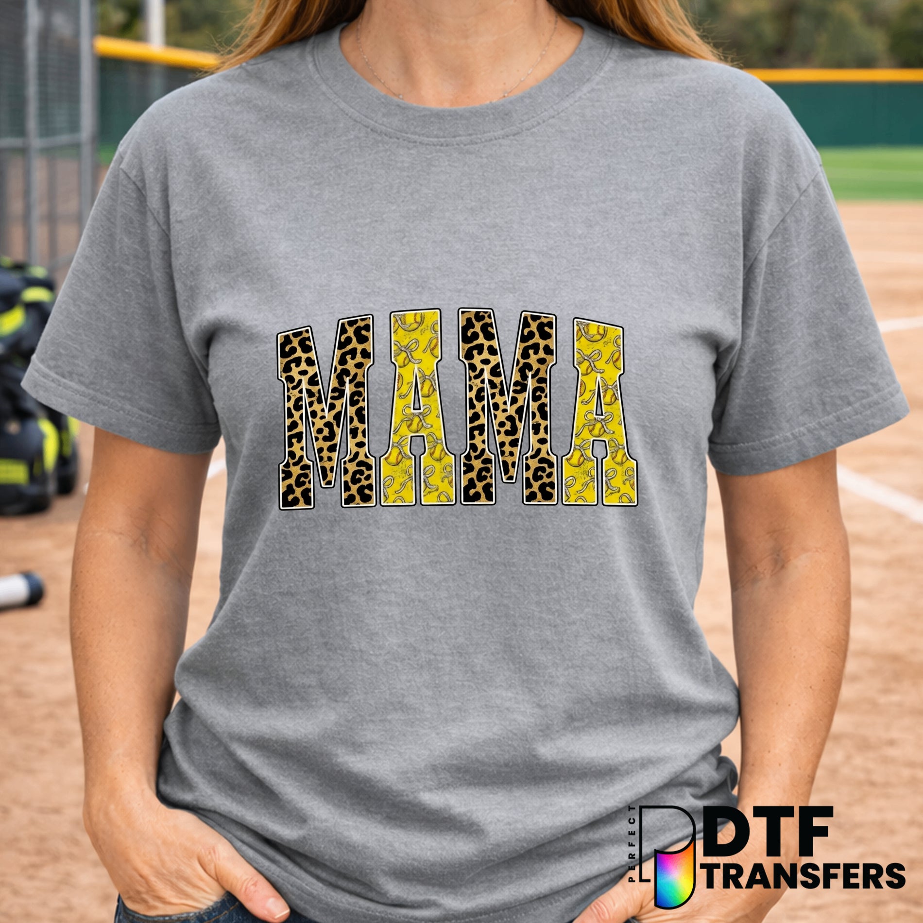 MAMA SOFTBALL – Softball DTF Transfer
