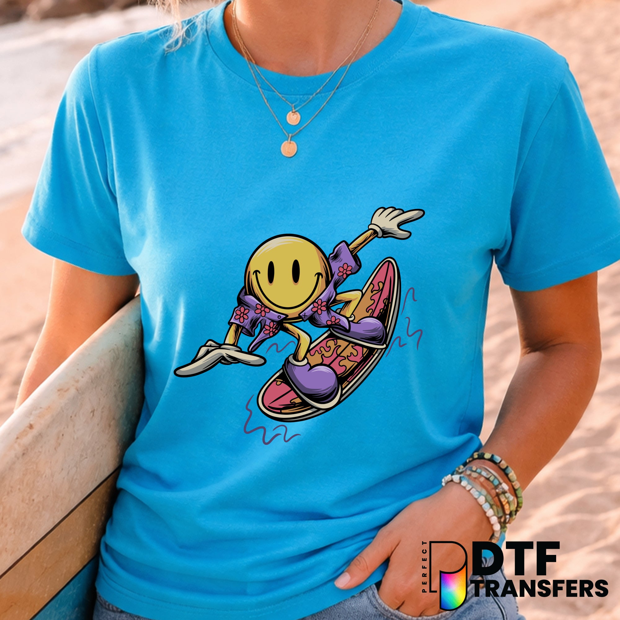 SURFING SUMMER FUN – Surfing DTF Transfer