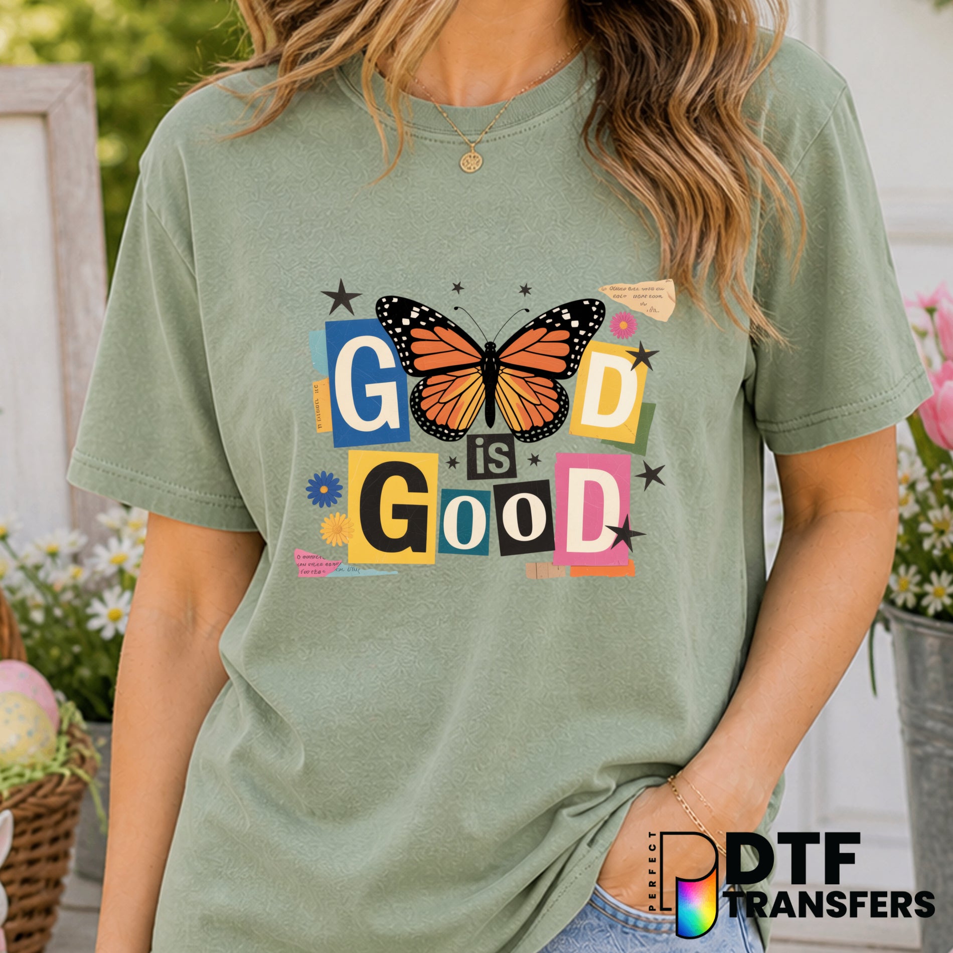God is Good – Easter DTF Transfer