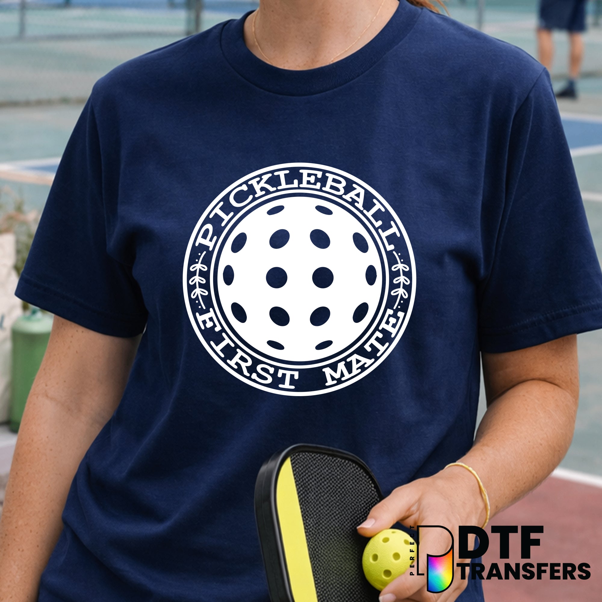FIRST MATE – Pickleball DTF Transfer