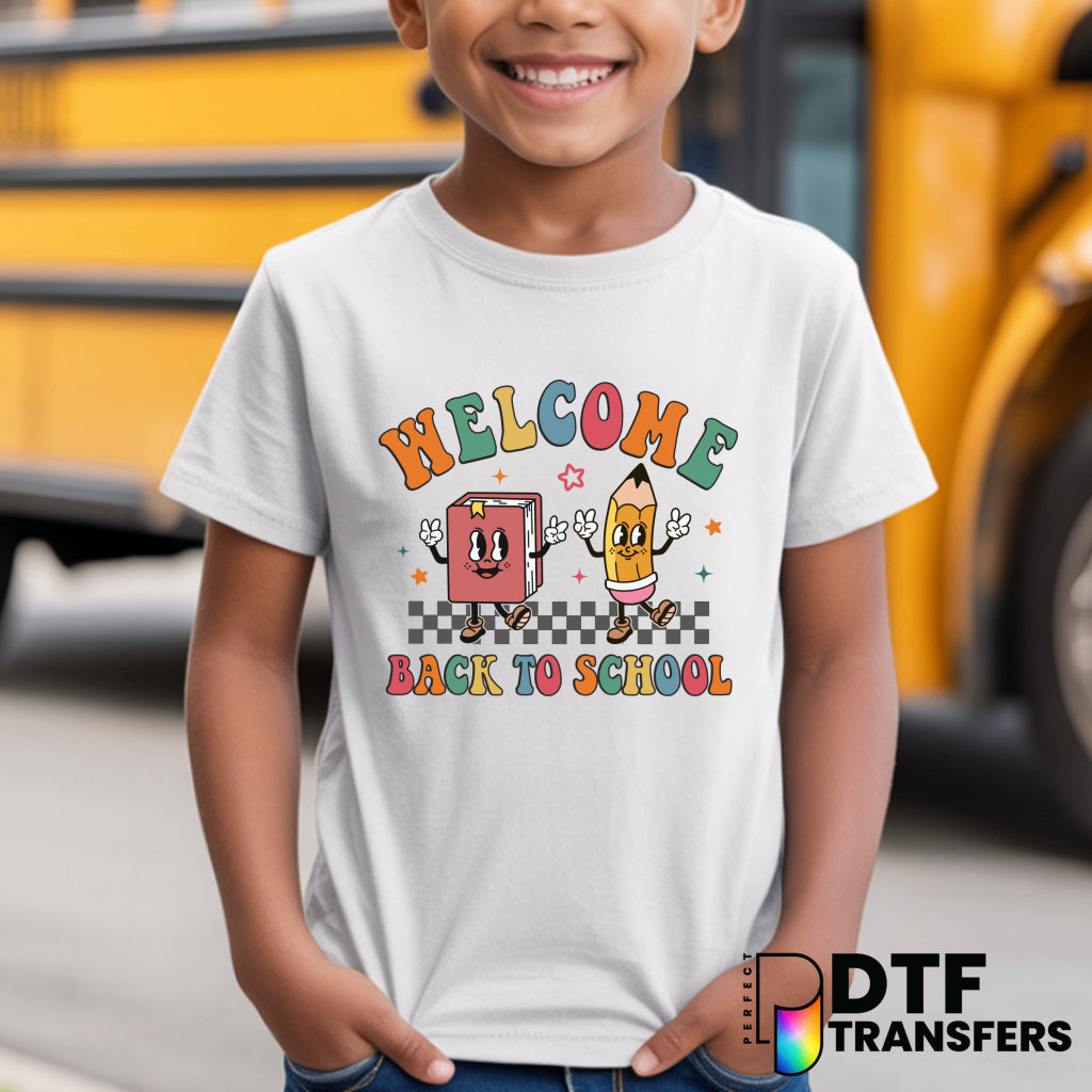Welcome Back to School – Teacher DTF Transfer