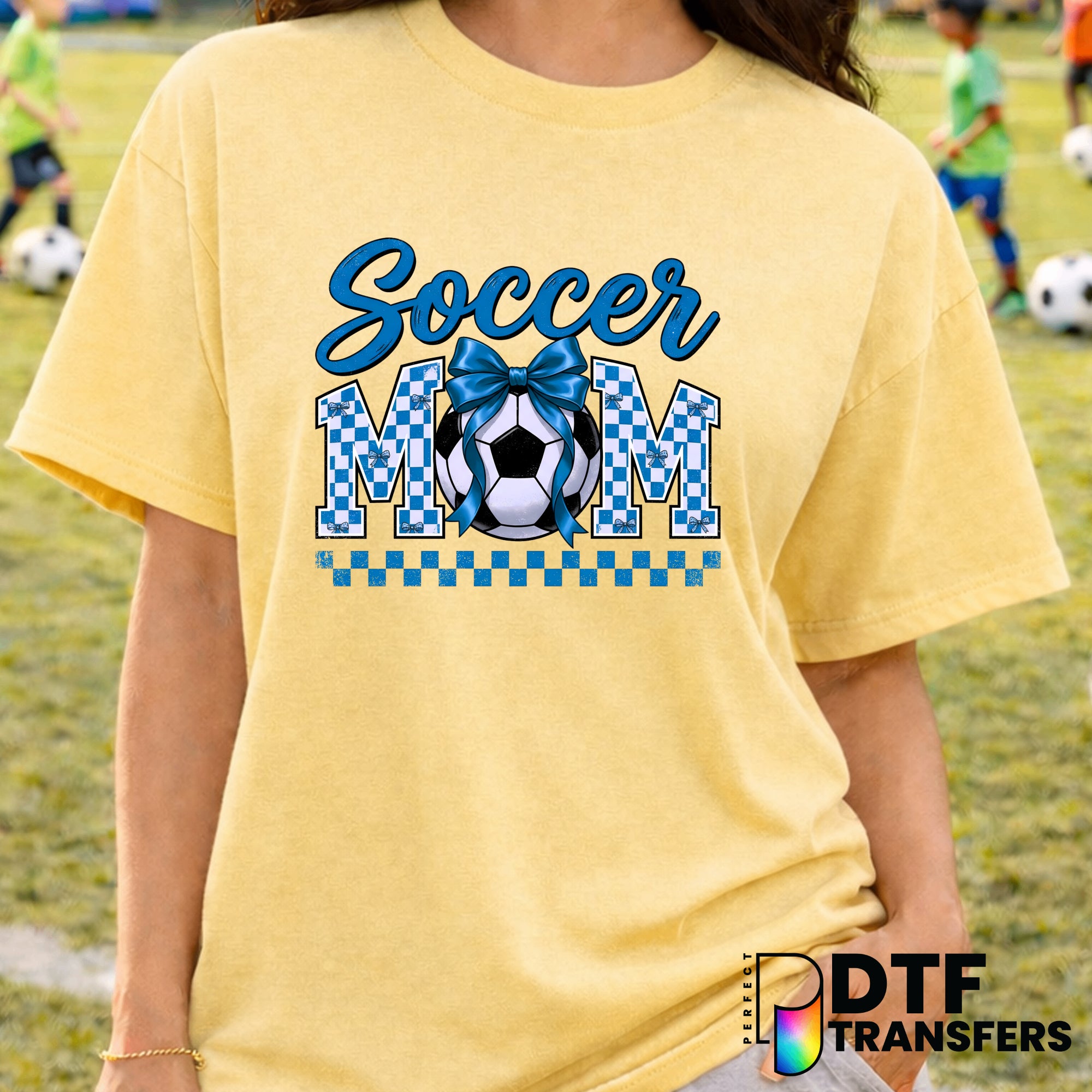 Soccer Mom – Soccer DTF Transfer