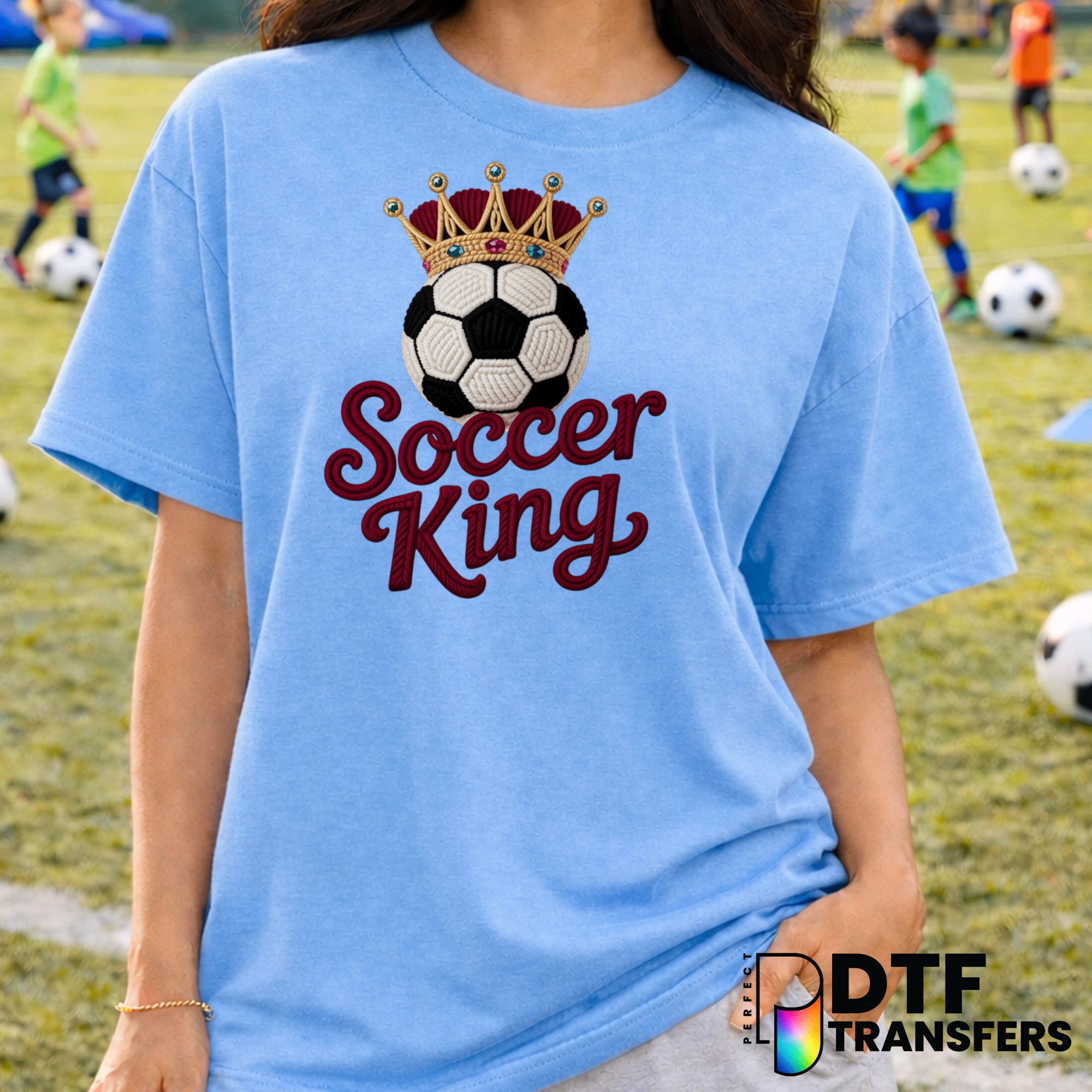 Soccer King – Soccer DTF Transfer