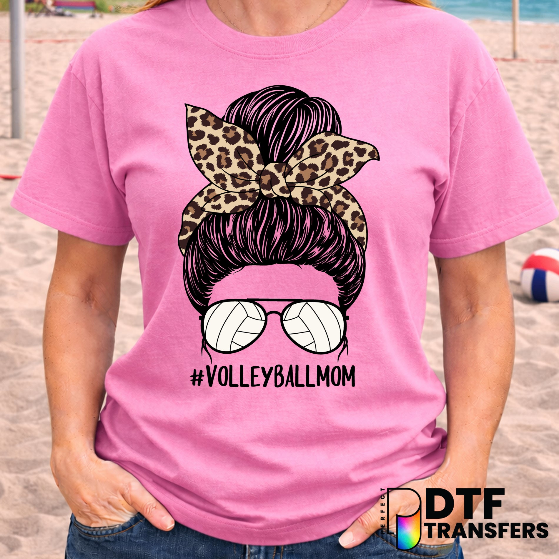 Volleyball Mom – Volleyball DTF Transfer