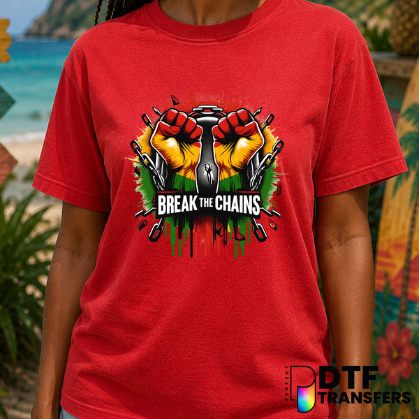 Black History Month Distressed Text – DTF Transfer