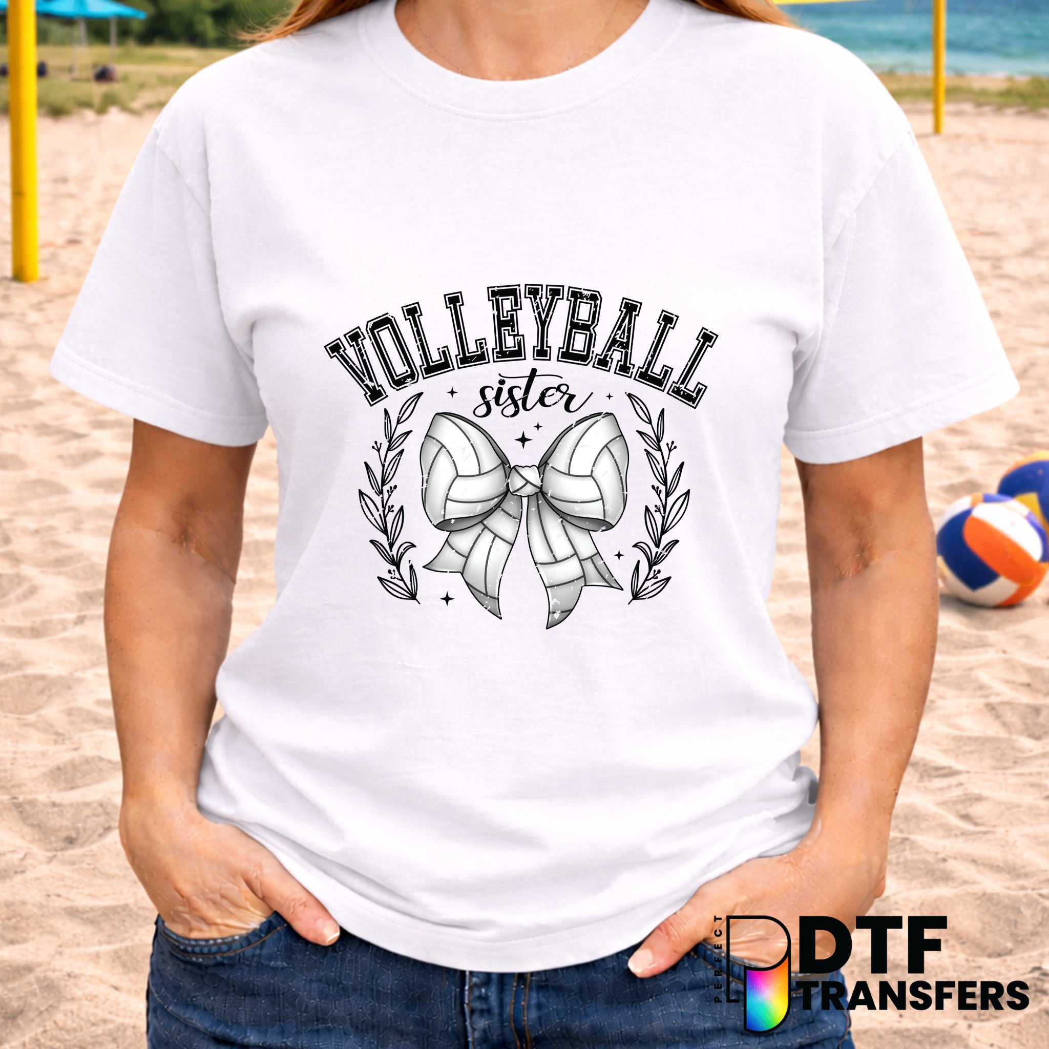 Volleyball Sister – Volleyball DTF Transfer