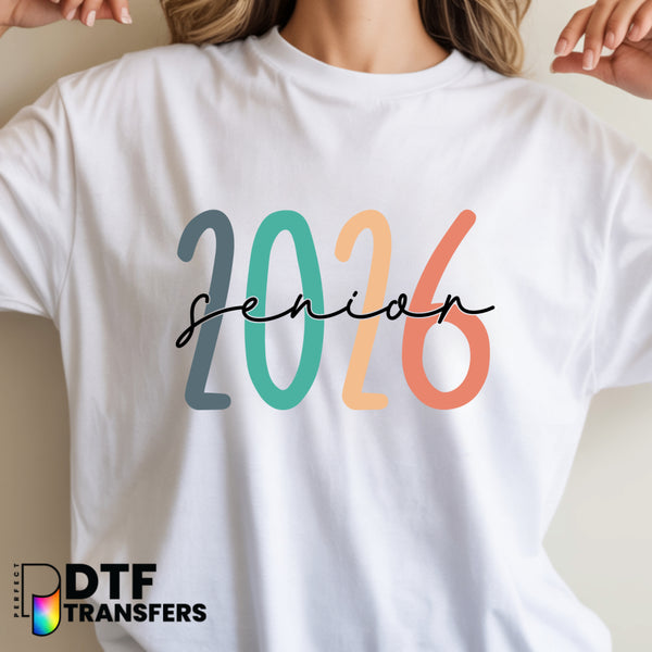 Senior Colorful 2026 – Teacher DTF Transfer
