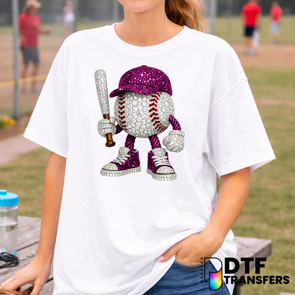 LUCKY BASEBALL MOM – Baseball DTF Transfer