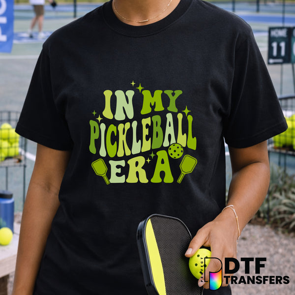 Groovy In My Pickleball Era – Pickleball DTF Transfer