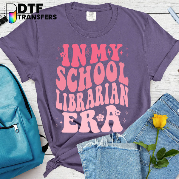 In My School Librarian Era – Teacher DTF Transfer