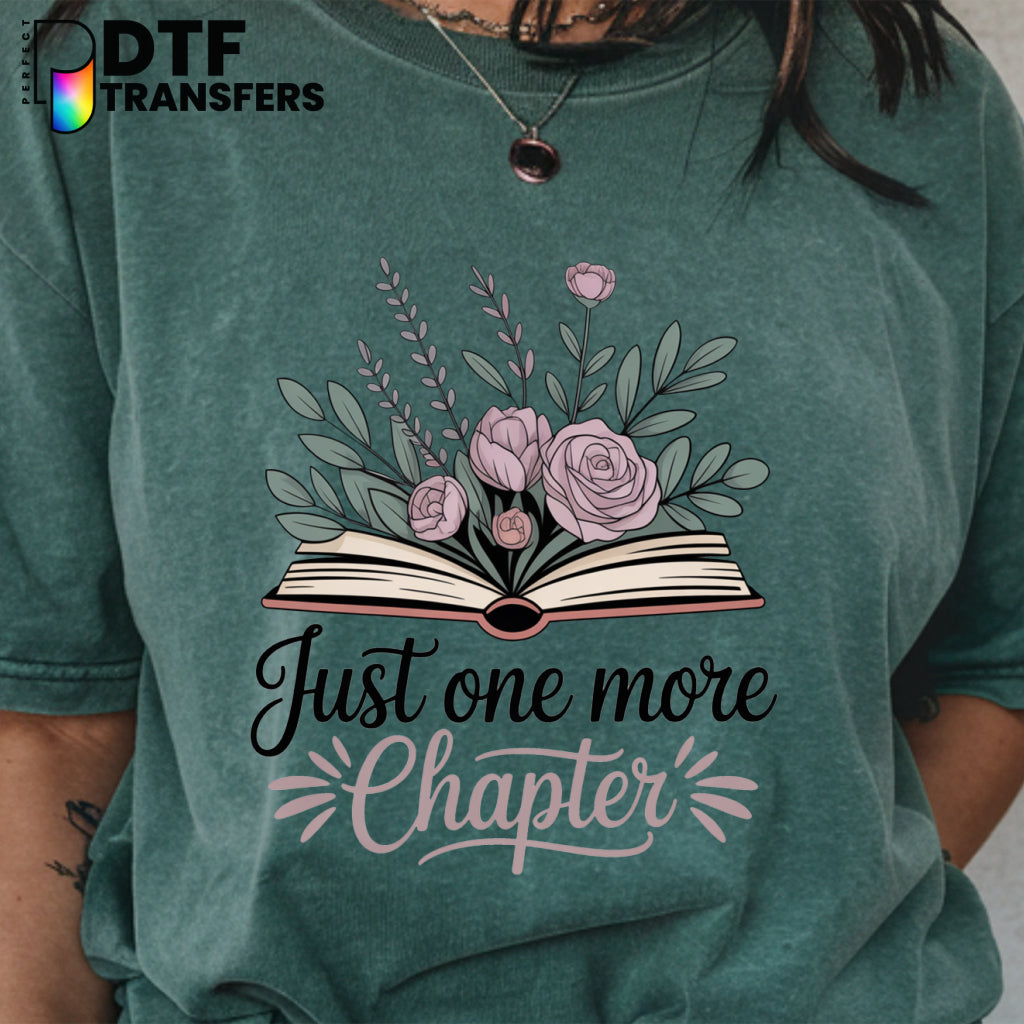 Just One More Chapter – Teacher DTF Transfer