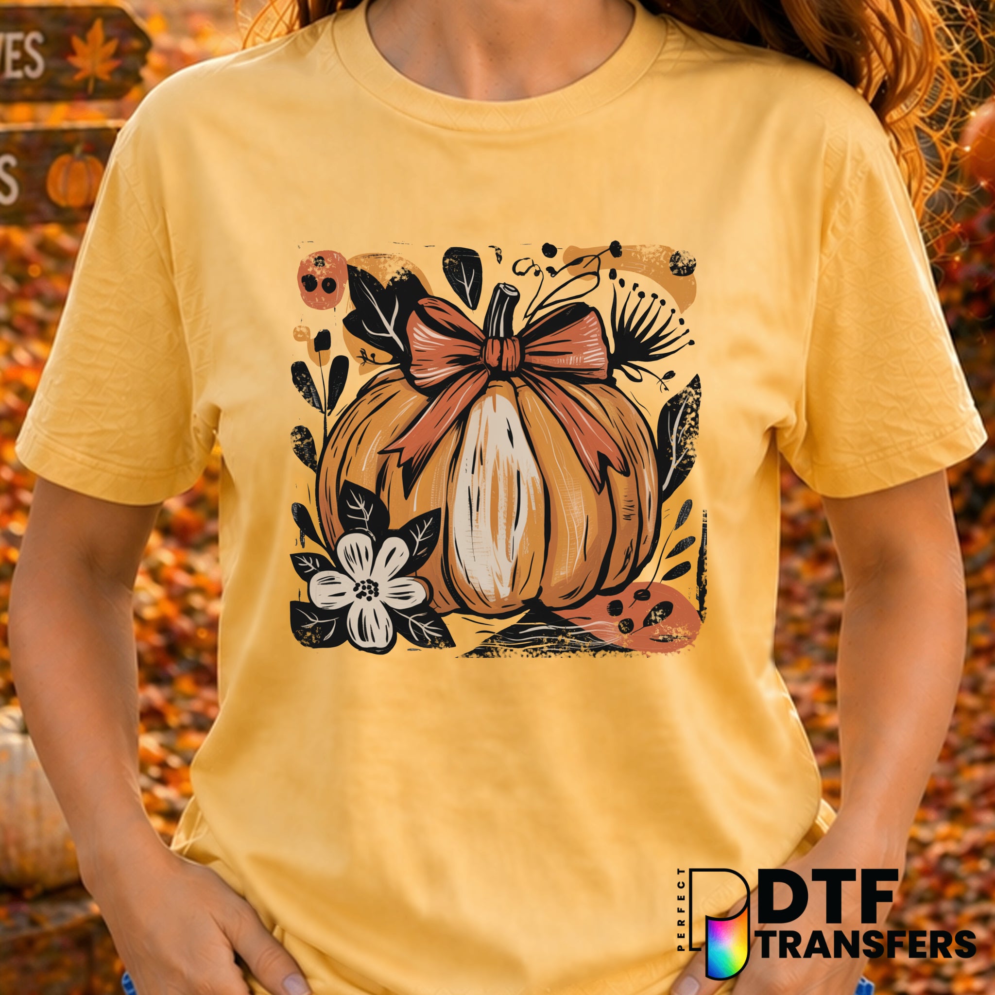 Pumpkin Spice & Everything Nice – Thanksgiving DTF Transfer