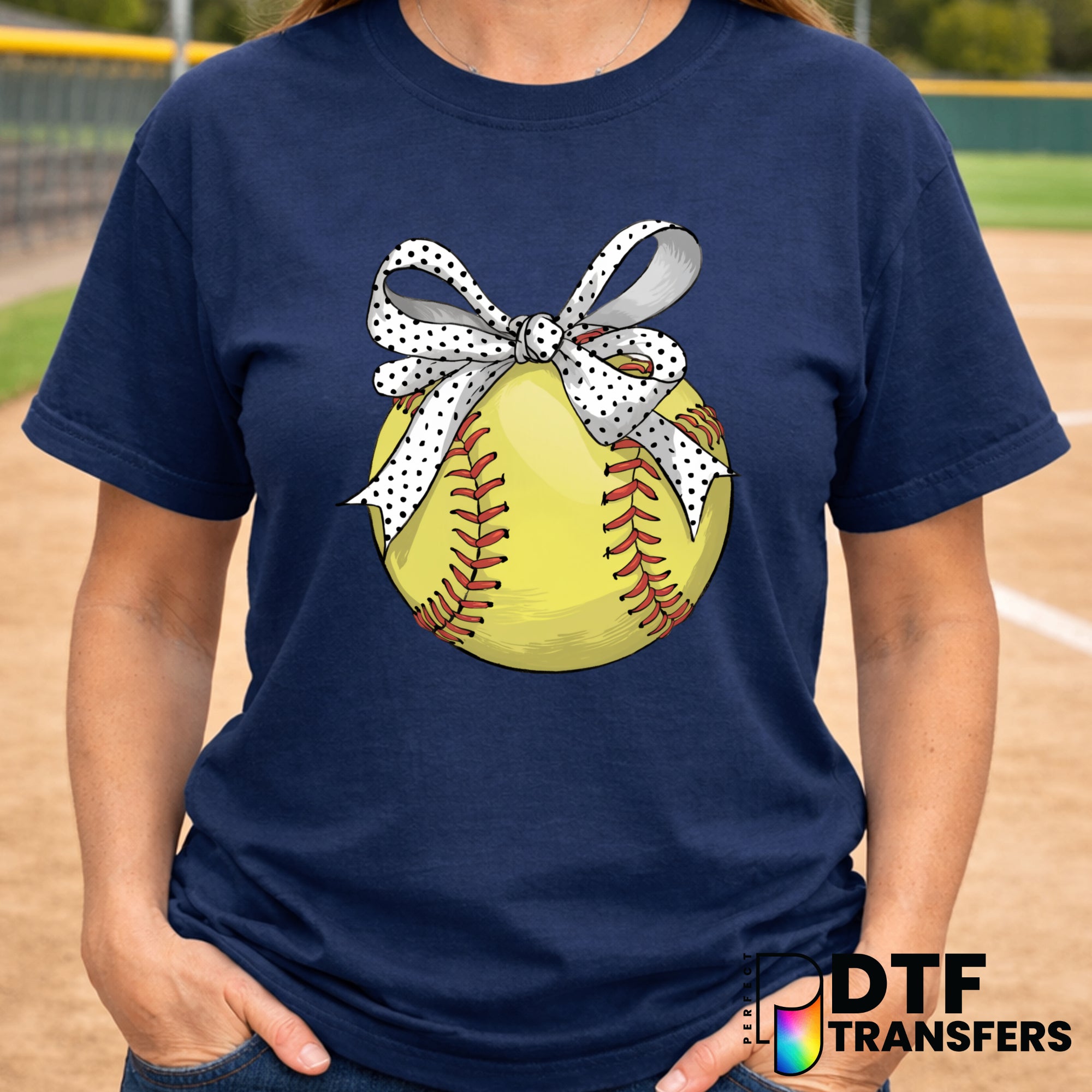 CUTE COQUETTE SOFTBALL – DTF Transfer