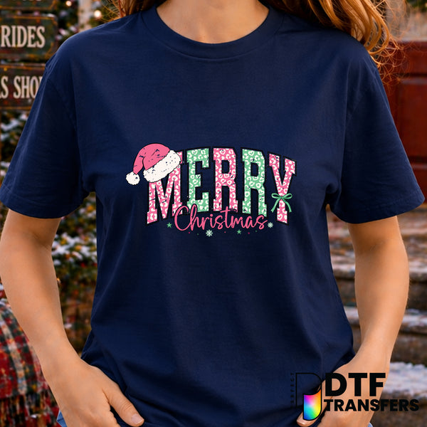 Merry Christmas – Christmas DTF Transfer