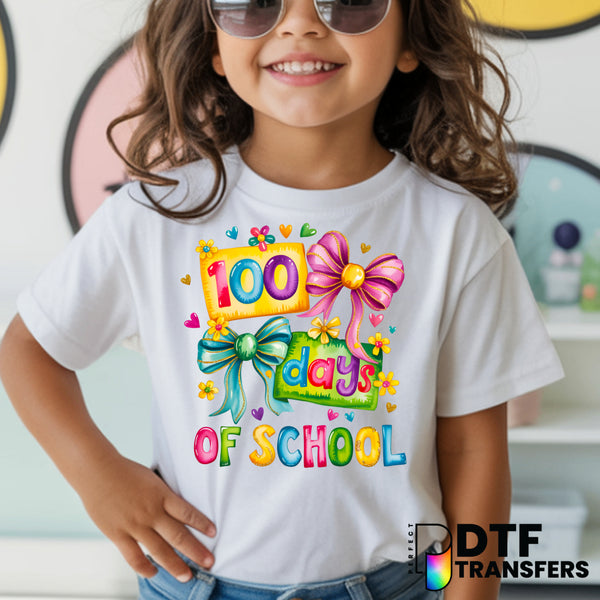 100 Days of School – Teacher DTF Transfer