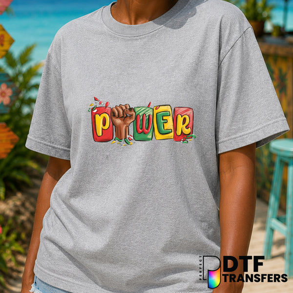 Black History Month Text – Black History Month DTF Transfer