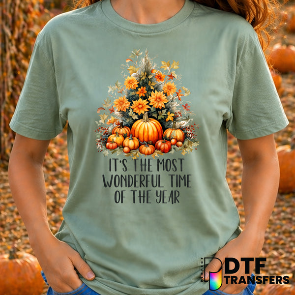 It's The Most Wonderful Time of The Year – Thanksgiving DTF Transfer