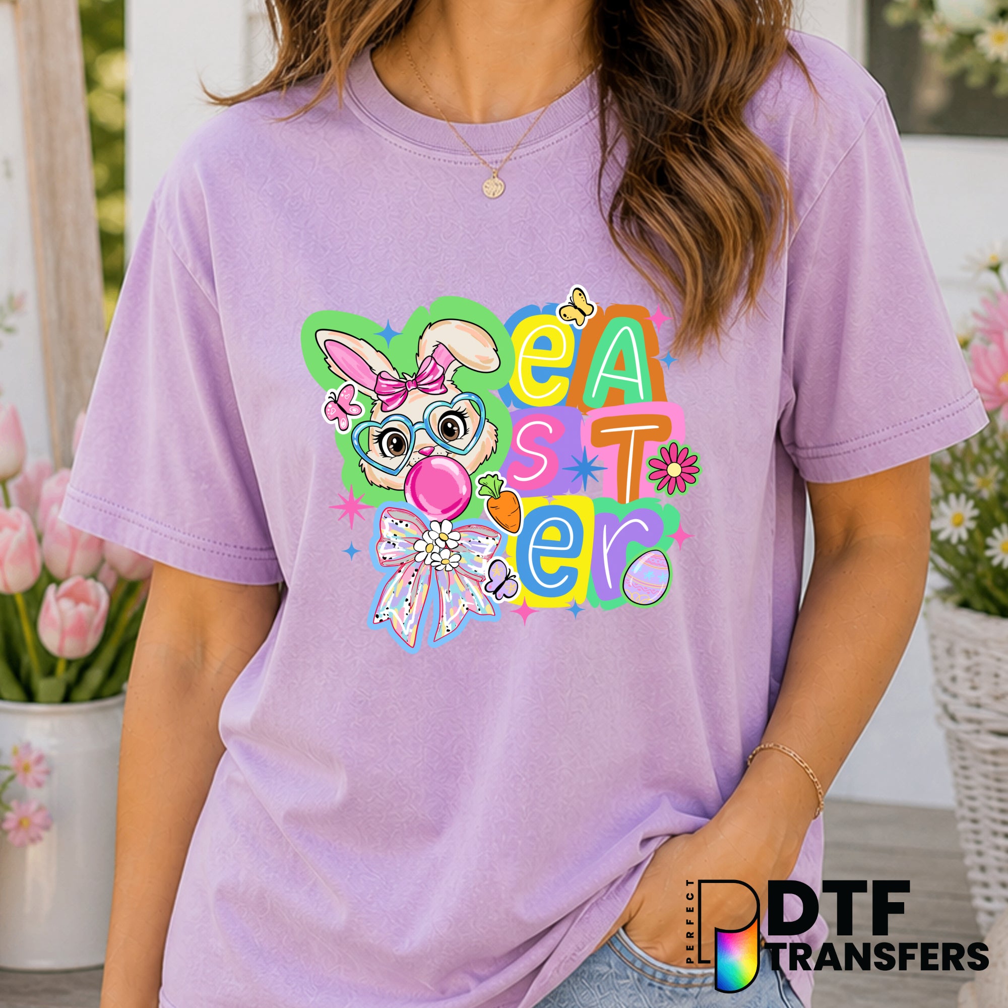 HAPPY EASTER – Easter DTF Transfer