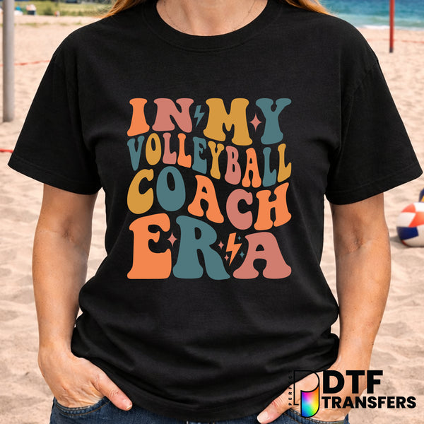 In The Volleyball Coach Era – Volleyball DTF Transfer